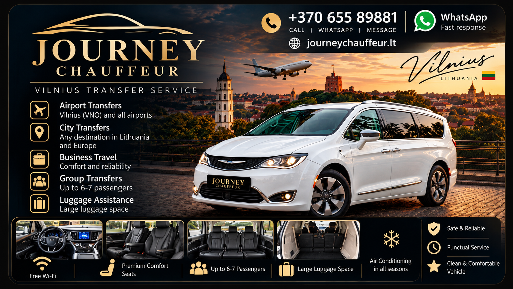 Journey Chauffeur Vilnius transfer service